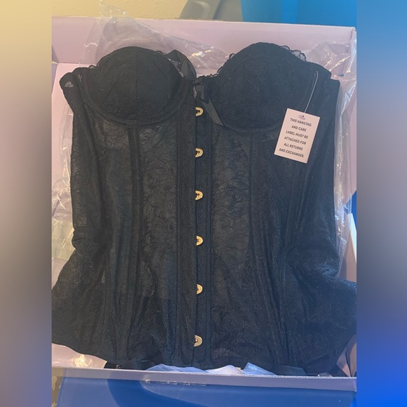 •the original• SAVAGE X FENTY Black Corset• - Picture 7 of 16